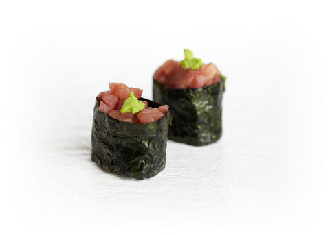 nigiri gunkan tartare de thon